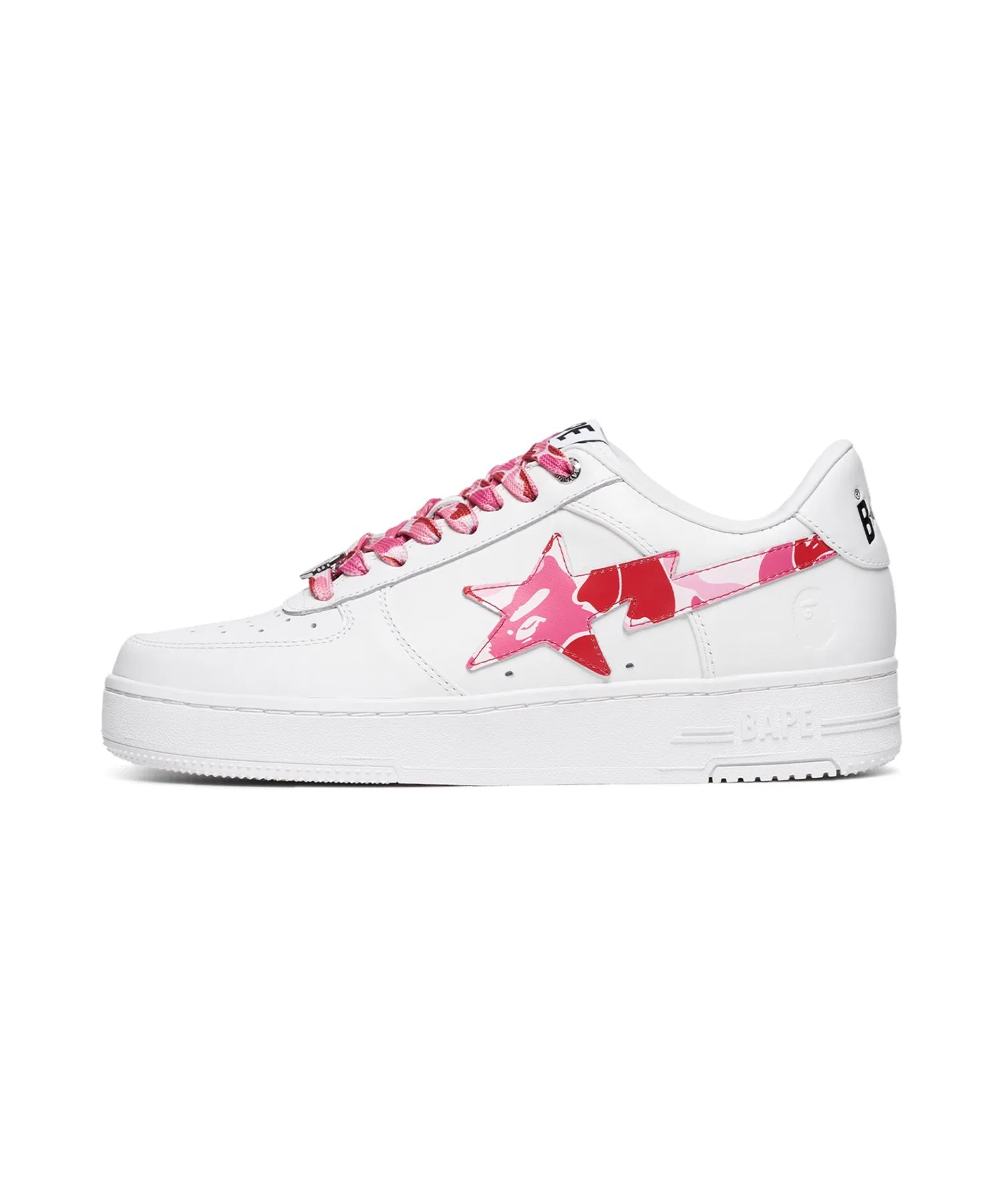 Мужские кожаные кроссовки ABC CAMO BAPE STA A BATHING APE тёмно-синие — фото 4
