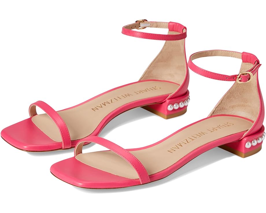 

Туфли Stuart Weitzman Nudistcurve Pearl Flat Sandal, цвет Hot Pink