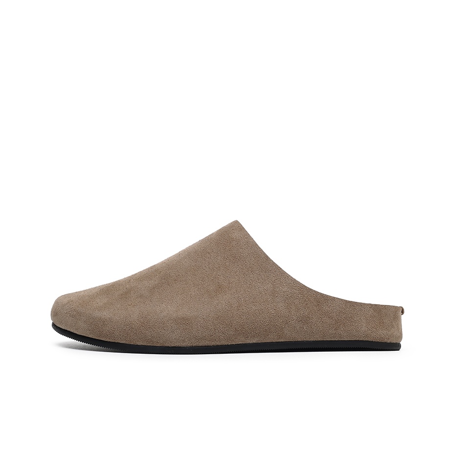 

YPL Скользостойкие износостойкие закрытые тапочки унисекс тауп, цвет Taupe