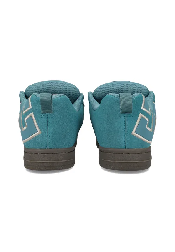 Кроссовки для скейтбординга Court Graffik Dc Shoes, бирюзовый/желтый — фото 4