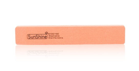 Большой полировщик для ногтей широкий SUNSHINE 100/180 Cosmetics Zone — фото 3