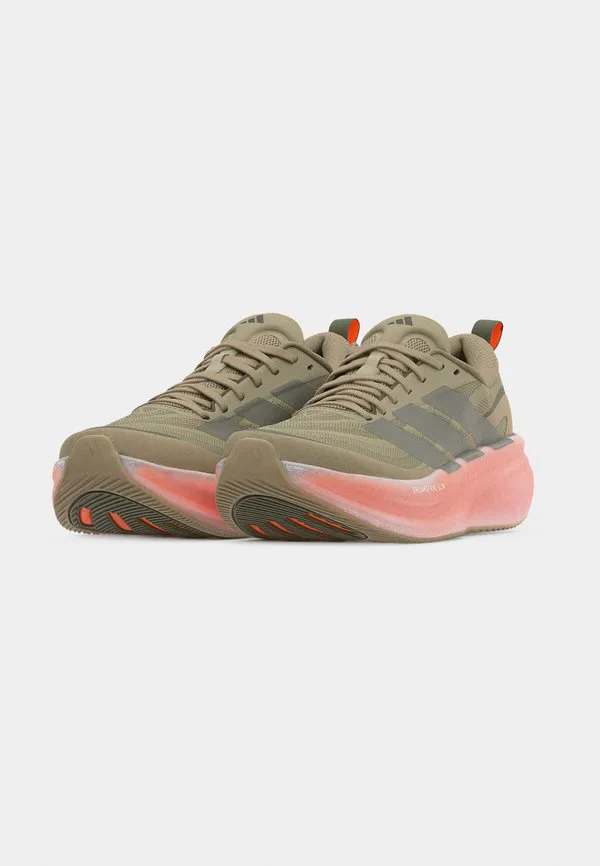Кроссовки для бега по шоссе supernova glide Adidas Performance, Cargo/Olive Strata/Lucid Orange — фото 3