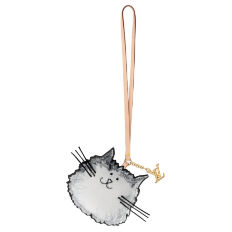 

Подвеска для сумки Lv Cat LOUIS VUITTON, серый