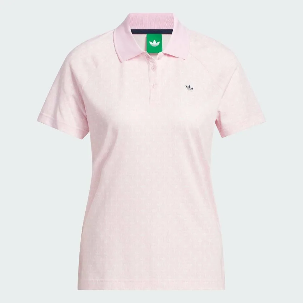 Футболка-поло Originals с логотипом Trefoil по всей поверхности Adidas, pink — фото 4