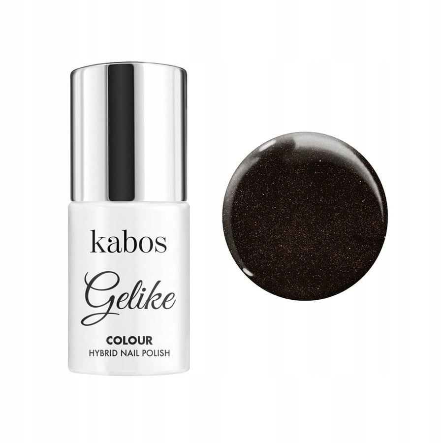 

Kabos, Гибридный лак для ногтей Kabos Gelike Black Seduction, 5 мл