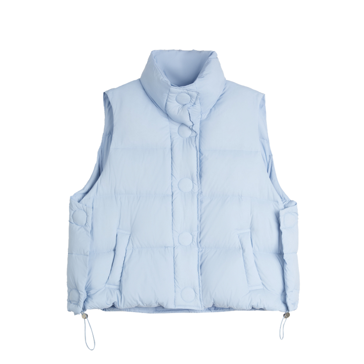 

Пуховик Women's Stand Collar Moderate Others ELLE, синий