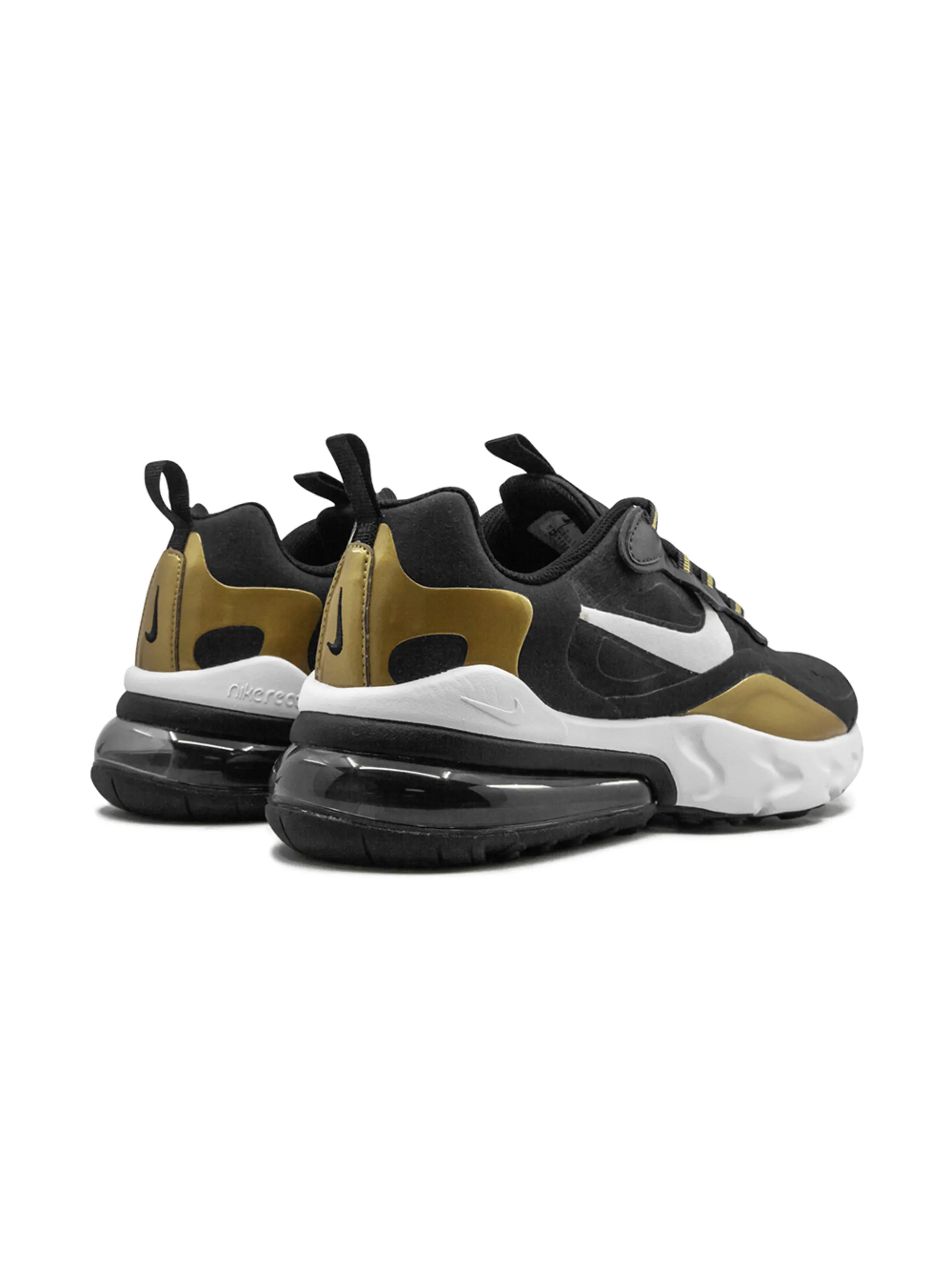 Кроссовки Air Max 270 React Nike Kids, черный — фото 3