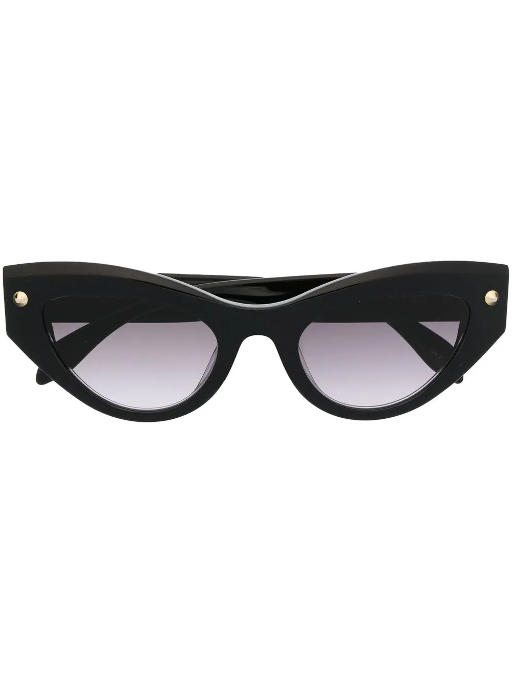 

Солнцезащитные очки в оправе 'кошачий глаз' Alexander McQueen Eyewear, черный