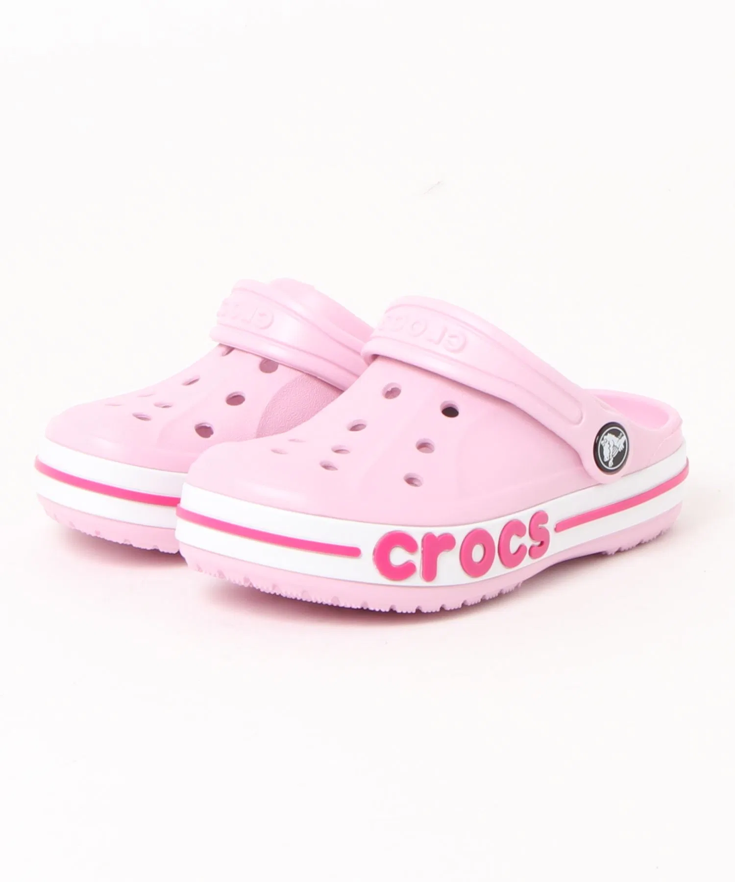 Детские сандалии Crocs Bayaband Clog розовые