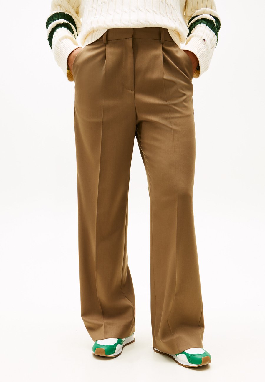 

Брюки Tommy Hilfiger TIMELESS WIDE LEG, Nordic Taupe/Taupe