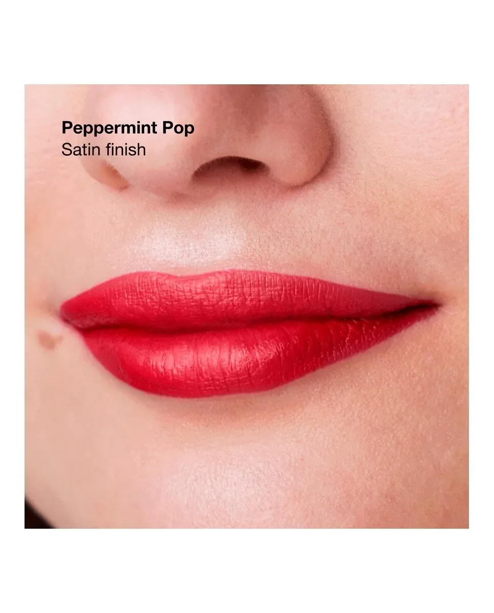 Долговечная губная помада Pop longwear shine Clinique, Peppermint Pop — фото 3