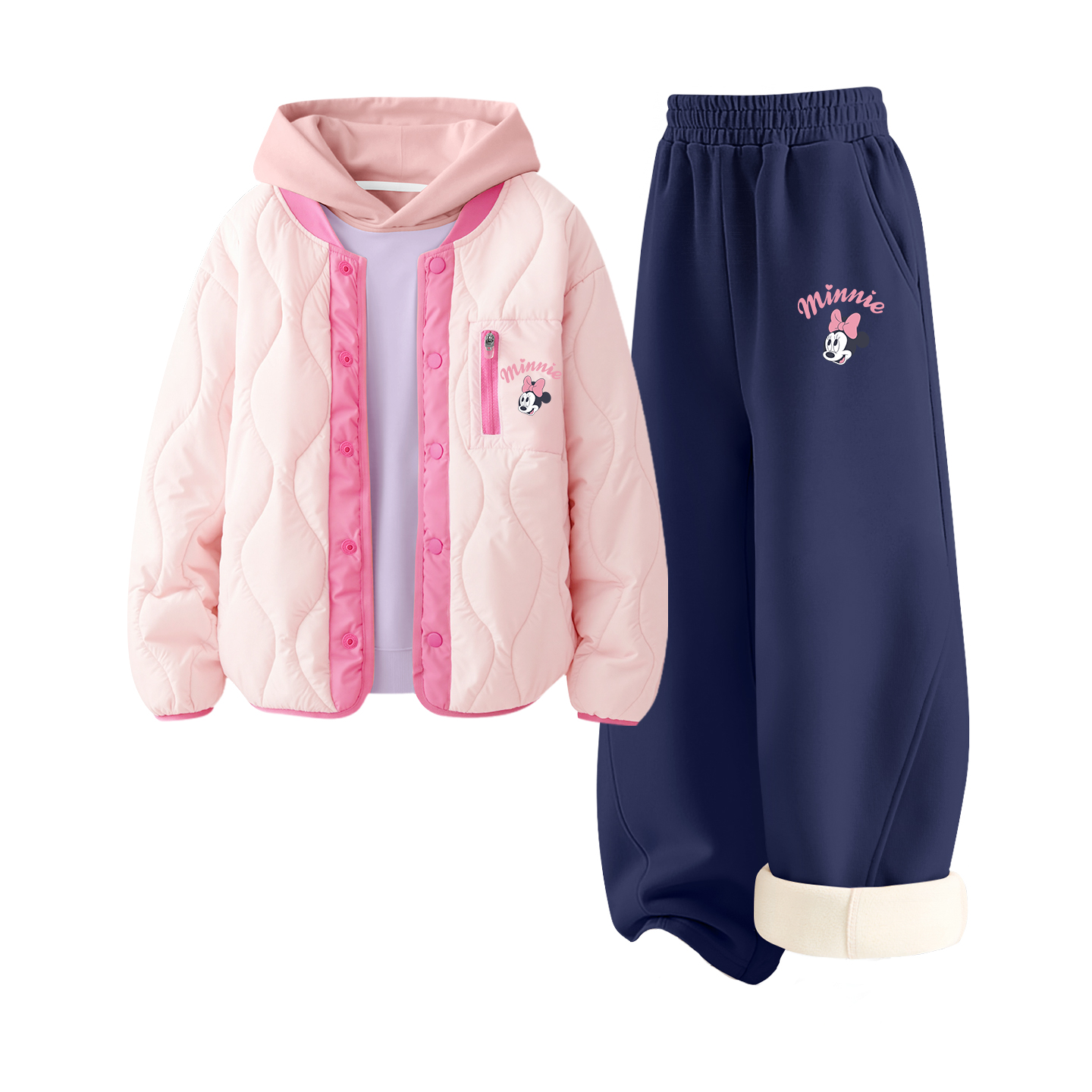 

Детская повседневная спортивная одежда Disney, фиолетовый