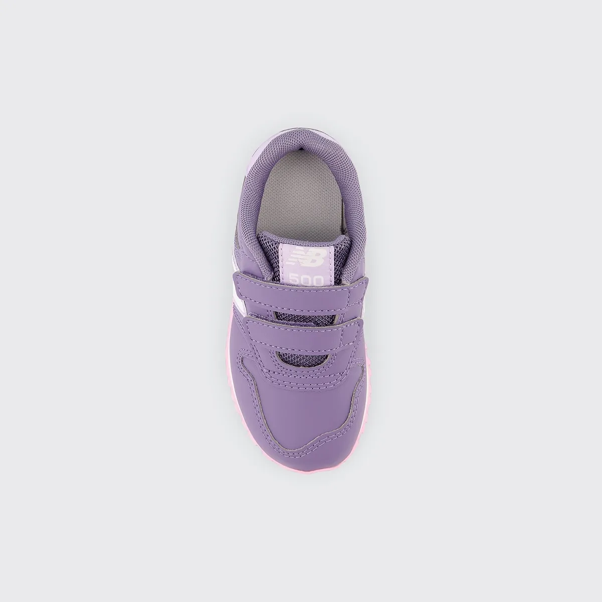 Детские повседневные кроссовки 500 на липучке New Balance, фиолетовый — фото 3