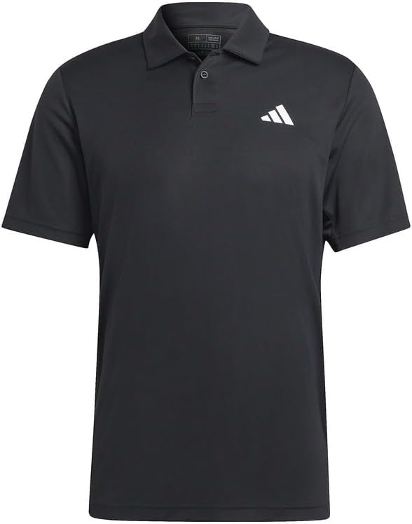 Мужская теннисная поло-рубашка adidas Club MLE69, черный — фото 2