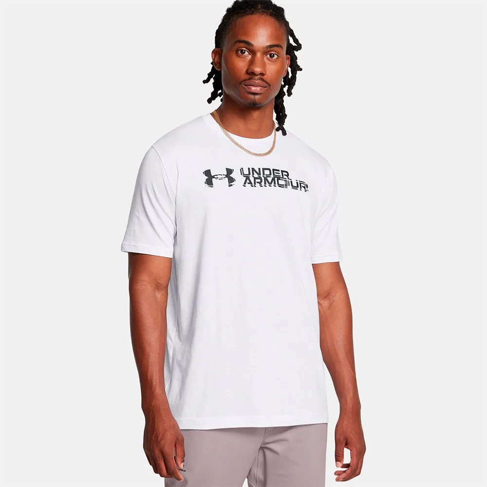 

Футболка Under Armour Sliced Wordmark 60/40S, белый