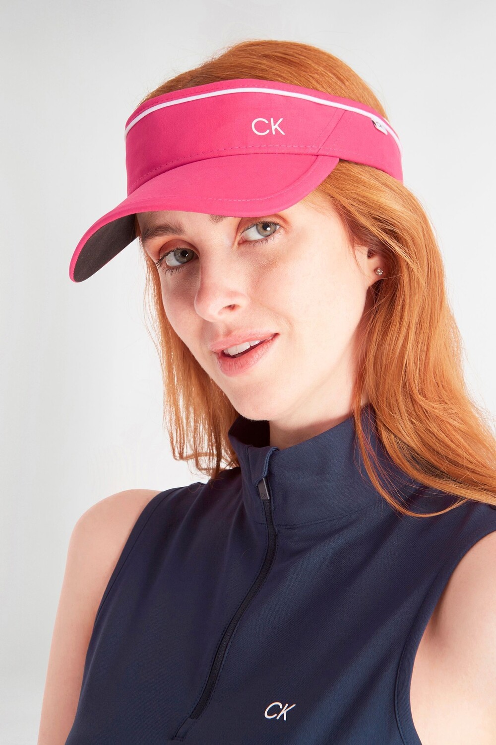 

Розовая шапка-козырек Харша Calvin Klein Golf, розовый