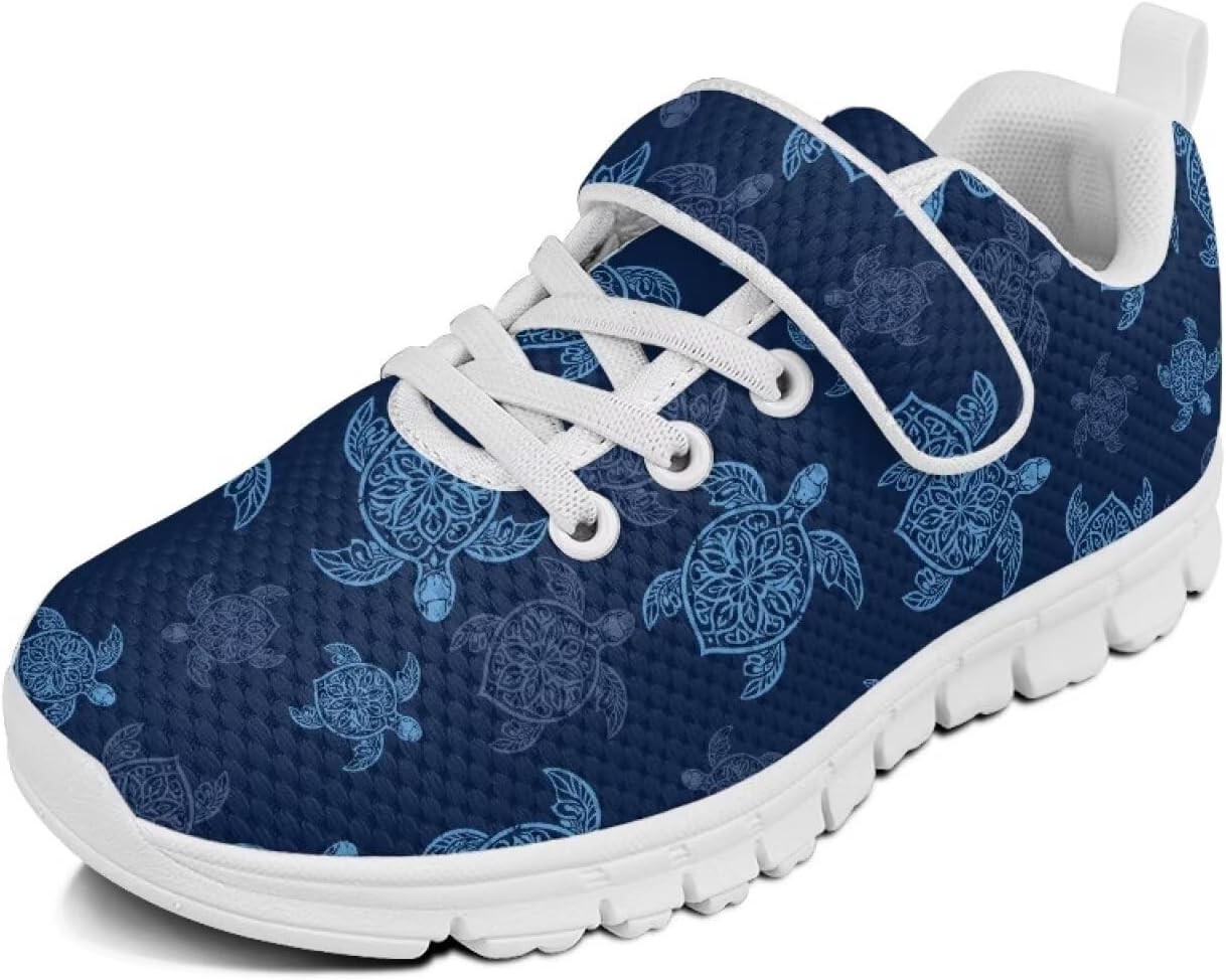 

Беговые кроссовки для девочек, теннисные кроссовки на шнуровке, детская спортивная обувь Cugasmaru, Sea Turtle