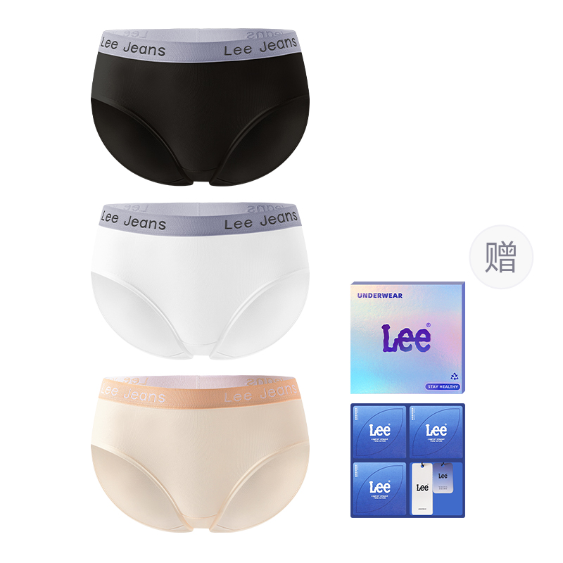 

Классические трусы 101 для женщин упаковка 3 шт Lee, белый