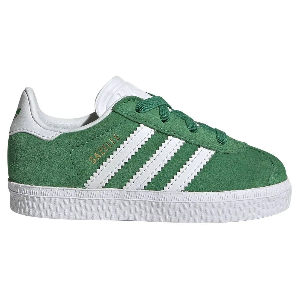 

Кроссовки adidas Originals Gazelle Comfort Closure Elastic Laces infant, зеленый