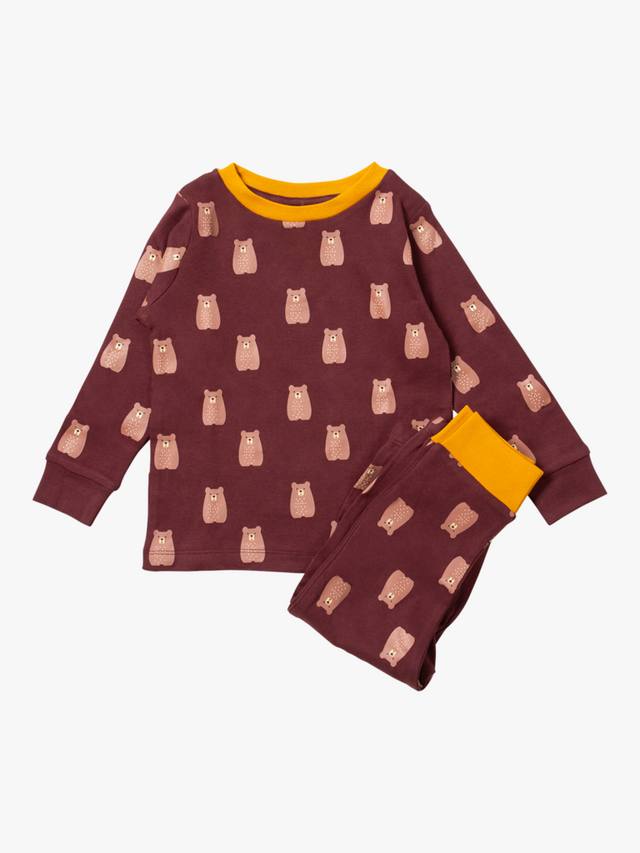 

Детский комплект пижамы из органического хлопка с медвежатами Little Green Radicals