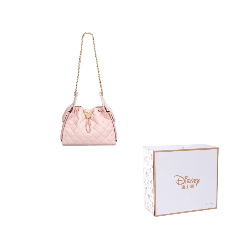 

Disney Микки Сумка через плечо из искусственной кожи женская черно-розовая, Pink