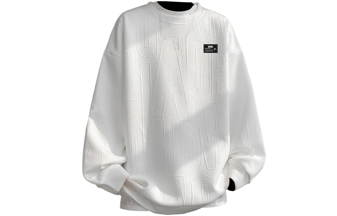 

Свитшот Unisex Crew Neck Moderate Heavyweight ZIAREL, белый[removable logo]