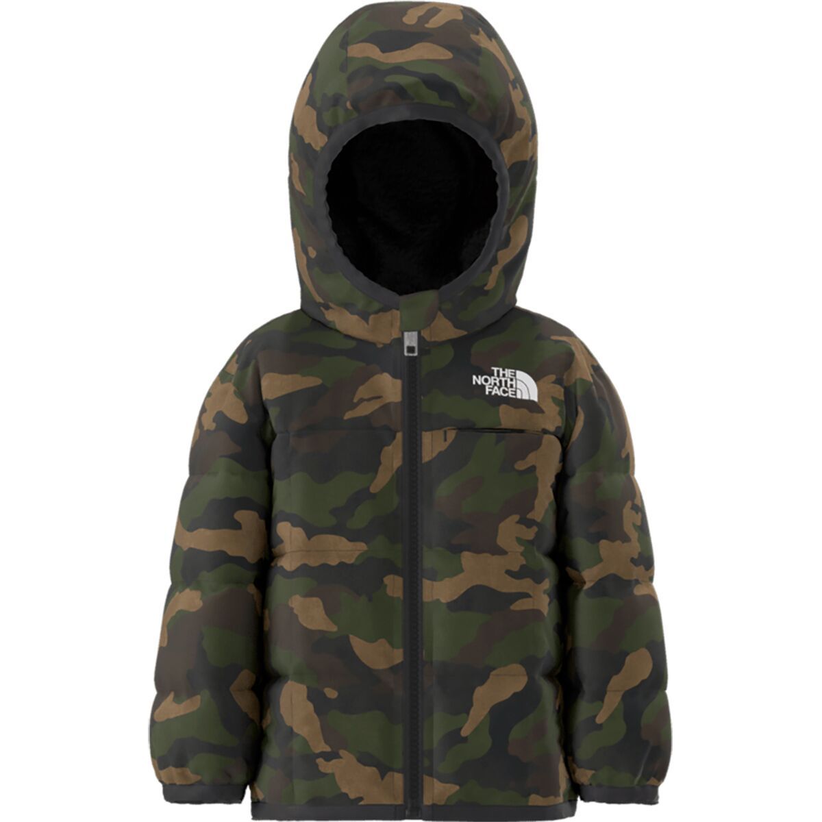 

Реверсивная худи с капюшоном на молнии Shasta для младенцев The North Face, черный