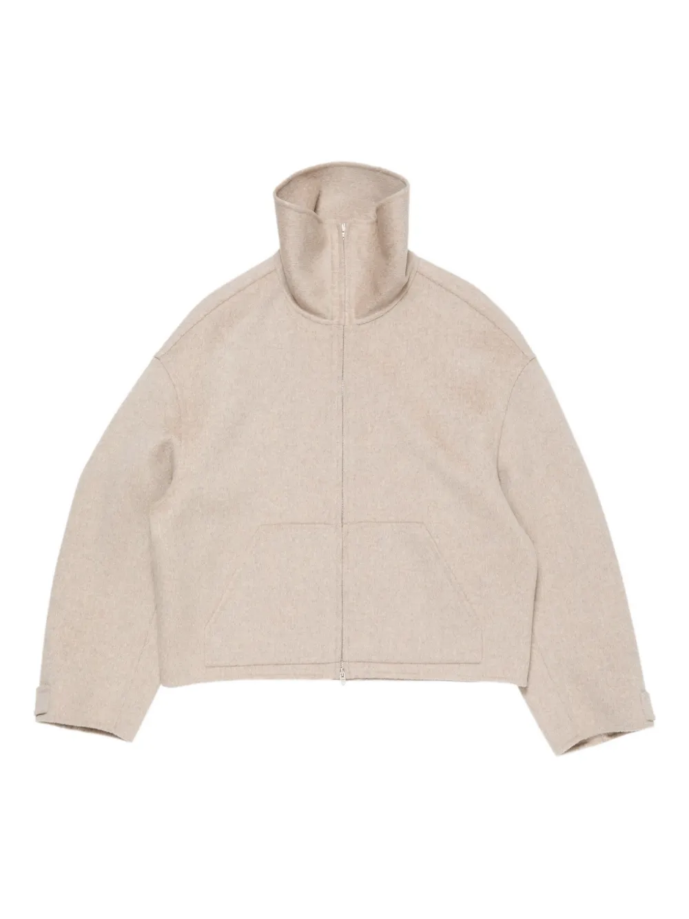 

Укороченная куртка с высоким воротником Acne Studios, нейтральный