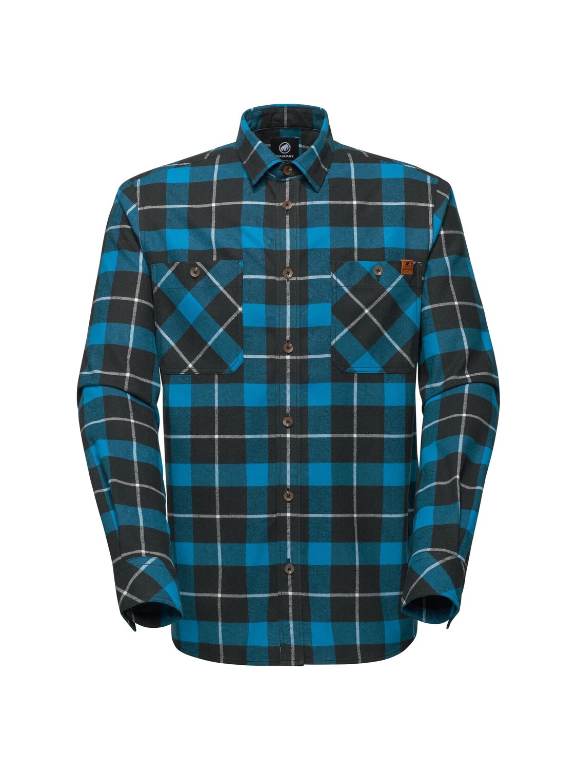 

MAMMUT Черная спортивная рубашка на пуговицах Regular fit