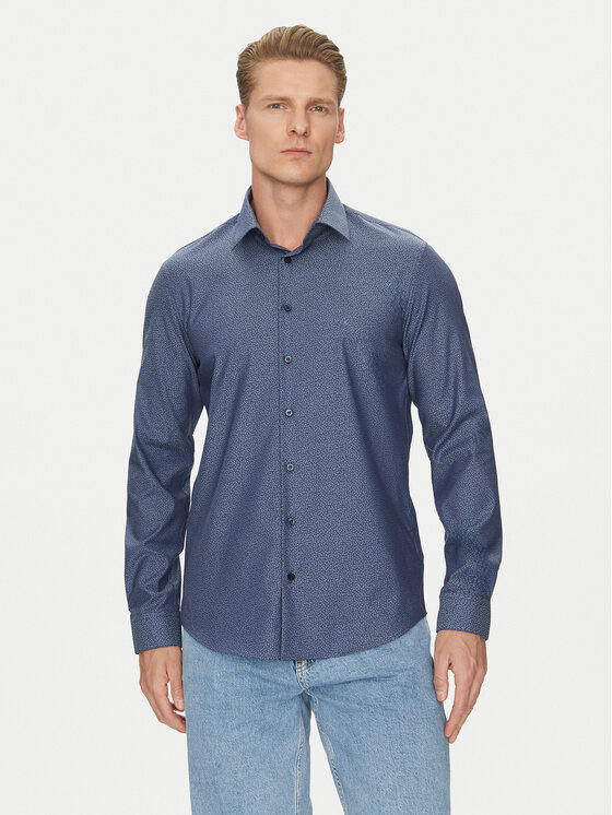 

Рубашка обычного кроя K10K114311 Calvin Klein, синий