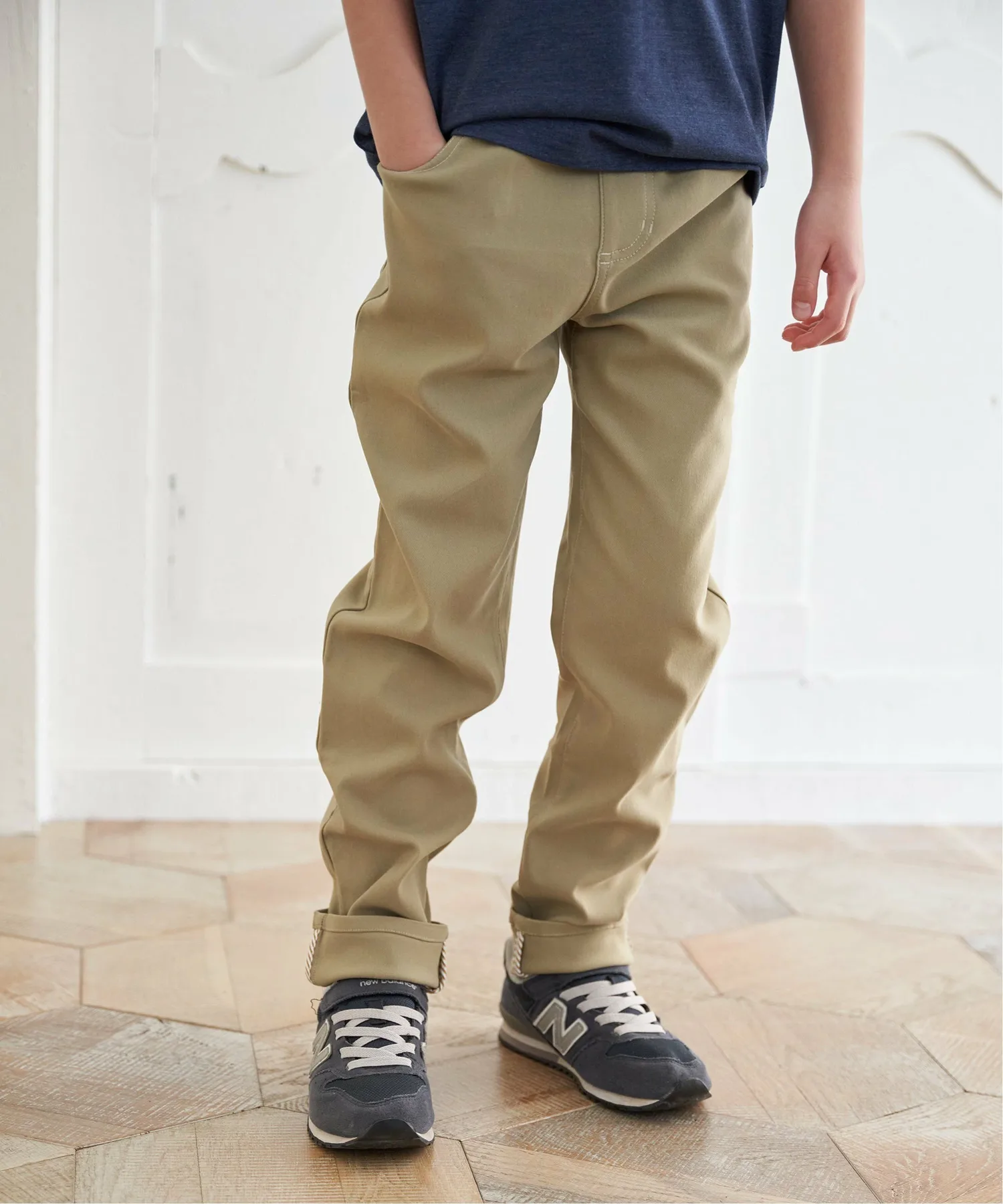 Эластичные брюки GOKU Easy Pants Stretch C (120-160 см) Ikka, beige