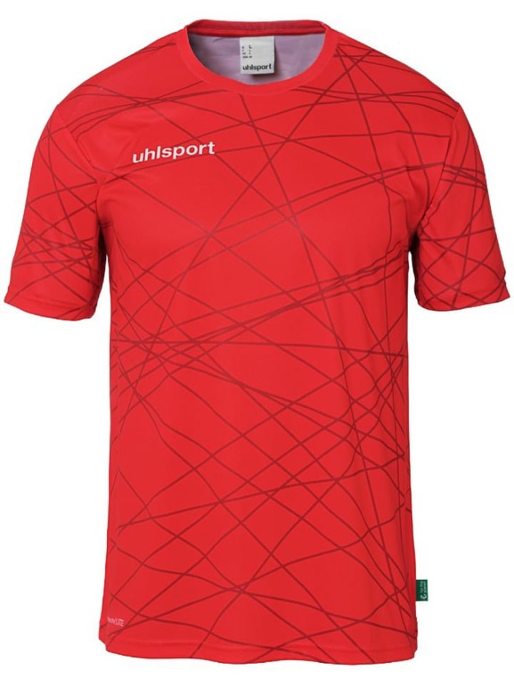 

Спортивная футболка "Prediction Shirt Short Sleeve" красного цвета uhlsport