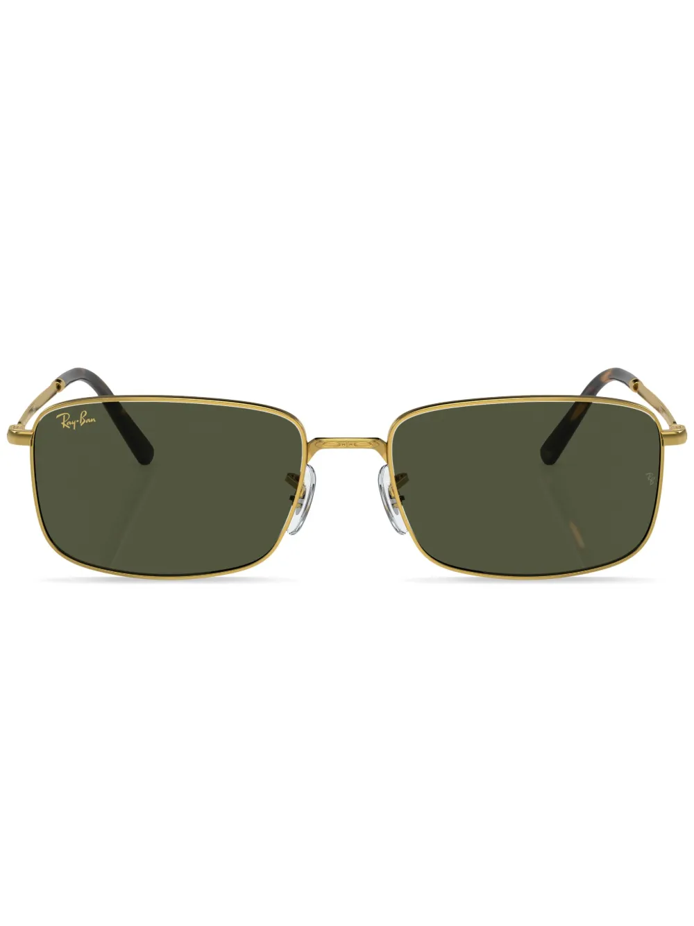 

Солнцезащитные очки в прямоугольной оправе Ray-Ban, золотой