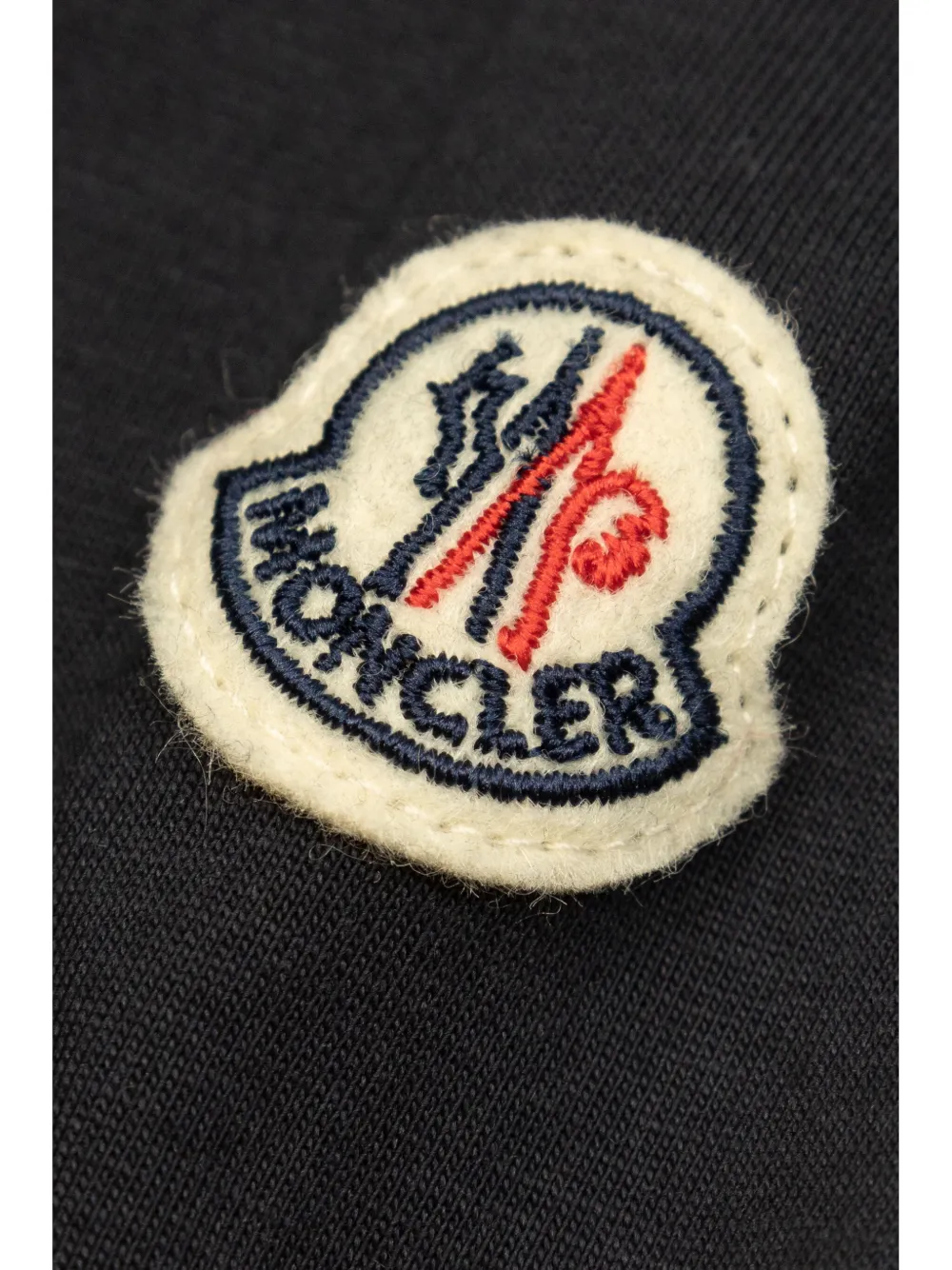 Толстовка с вышитым логотипом Moncler Enfant, черный — фото 4