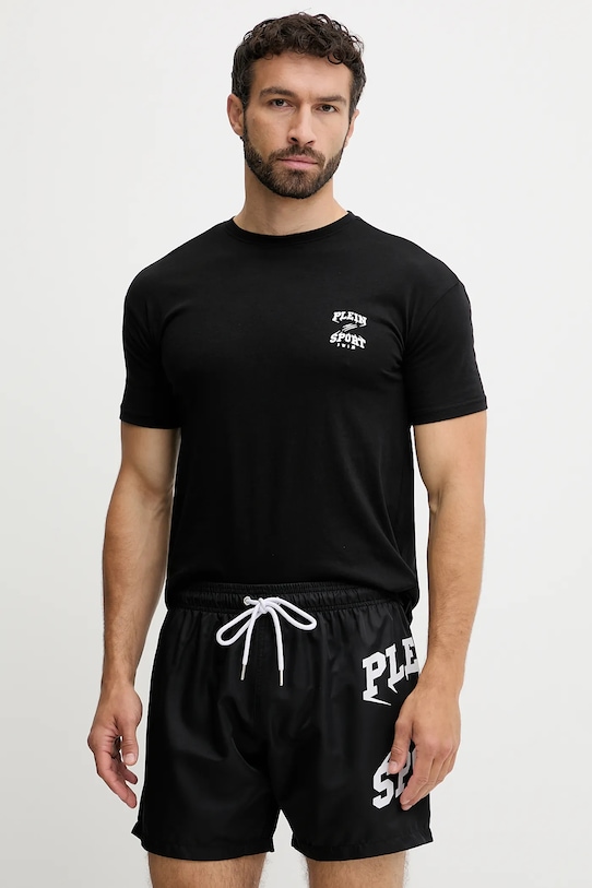 

Футболка из хлопка Plein Sport, черный