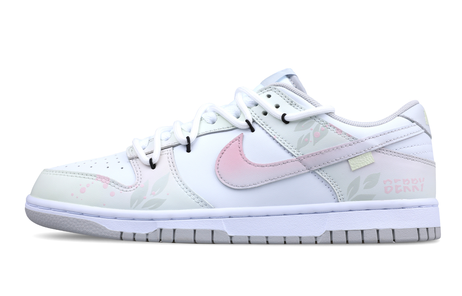

Nike Dunk Low нескользящие низкие скейтерские кроссовки мужские white