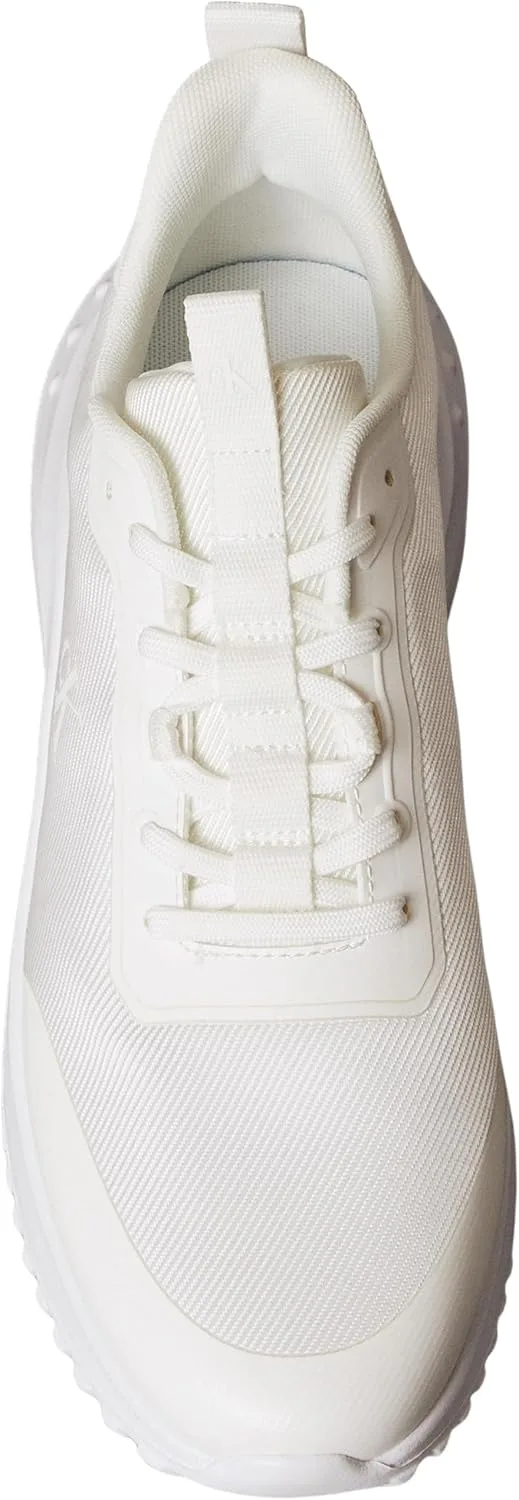 Мужские низкие кроссовки Calvin Klein Eva Runner на шнуровке Mat Mix Ym0ym01442, белый — фото 4
