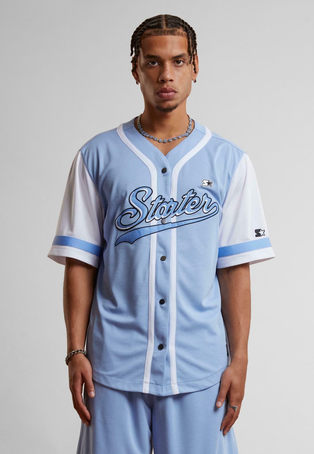 

Повседневная рубашка COLLEGE BASEBALL Starter, синий