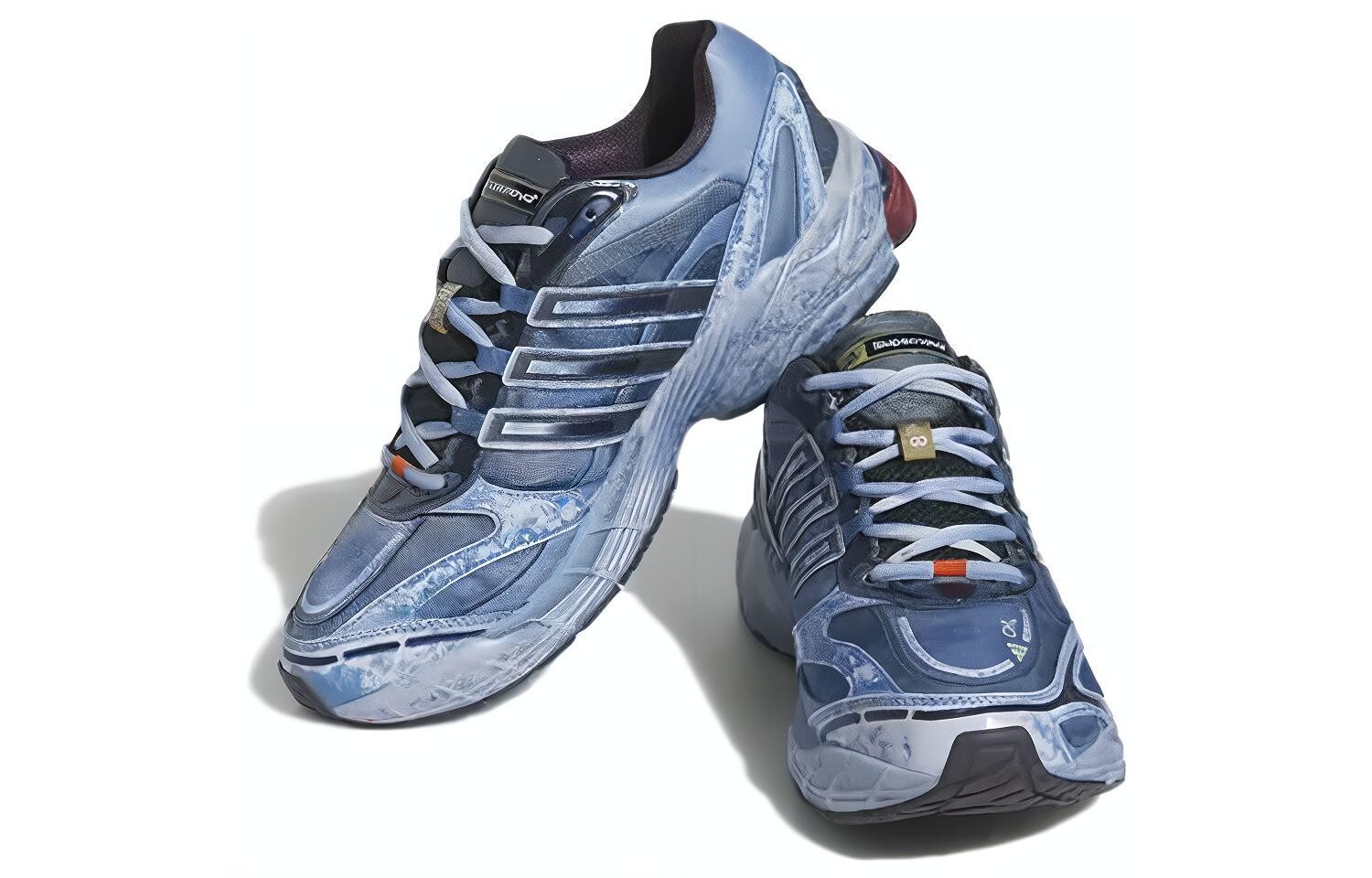Кроссовки Adidas Running Men, черный/синий — фото 3