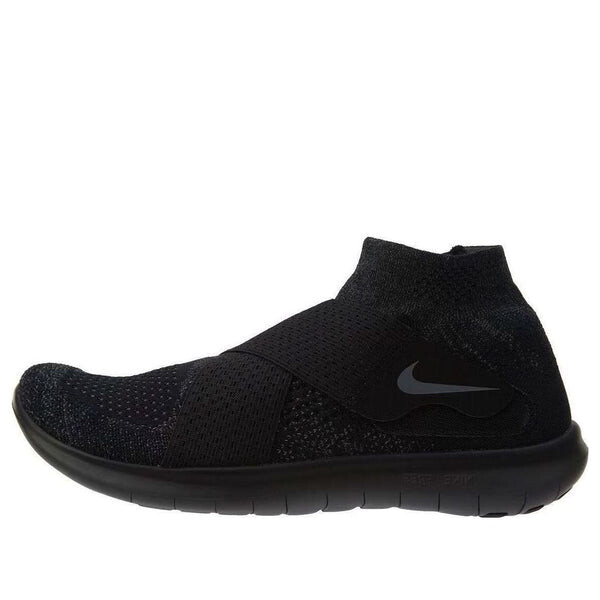 

Кроссовки free run motion flyknit 2017 Nike, черный