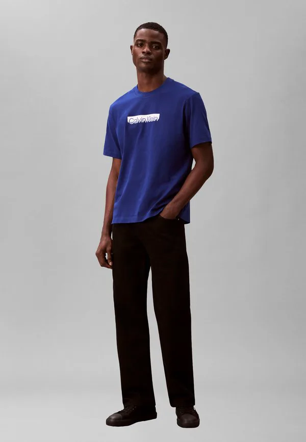 Футболка с графическим принтом в спортивном стиле Calvin Klein, Blue Majesty