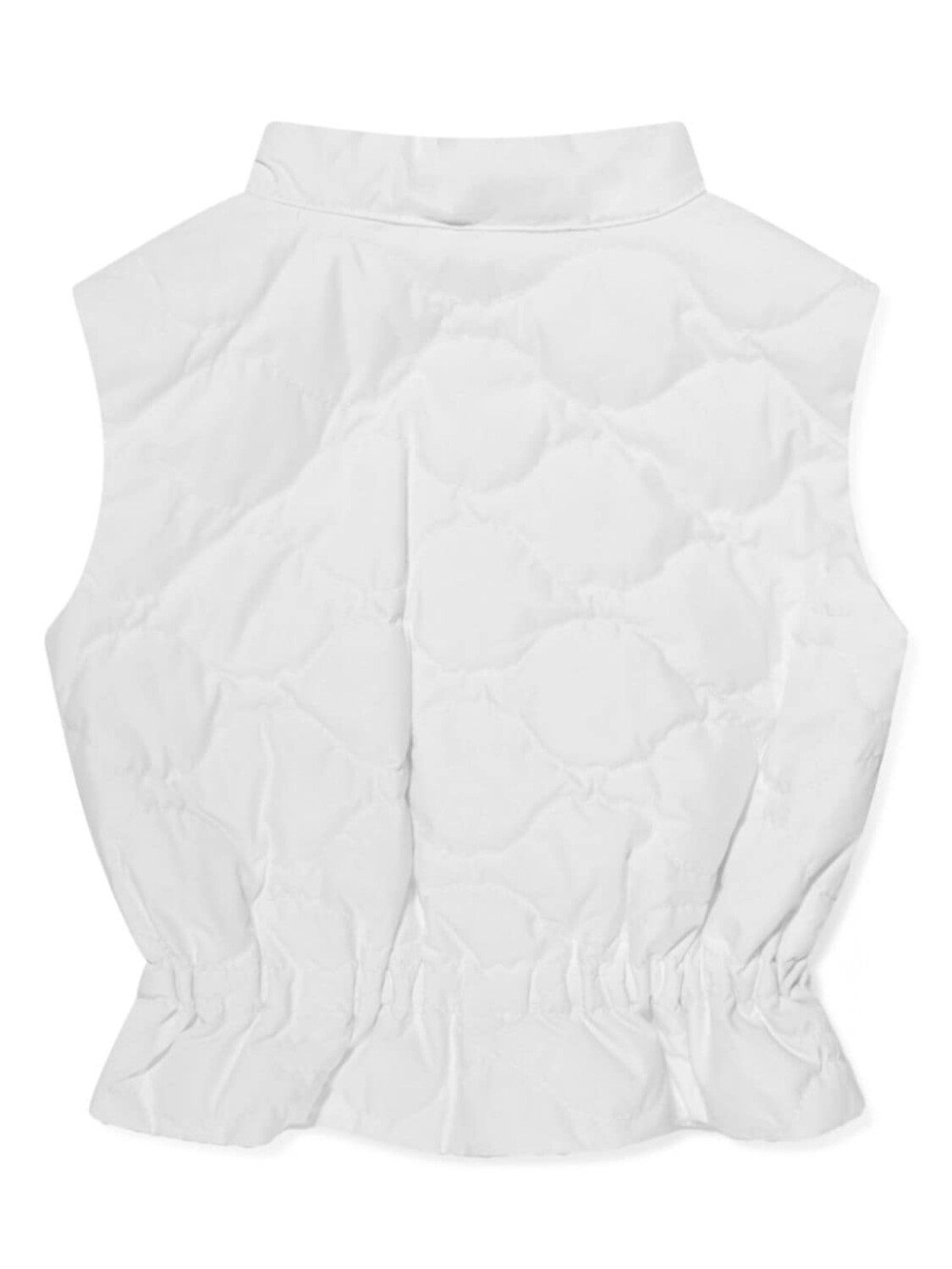 Moncler Enfant стеганый жилет Ambertine, белый — фото 2