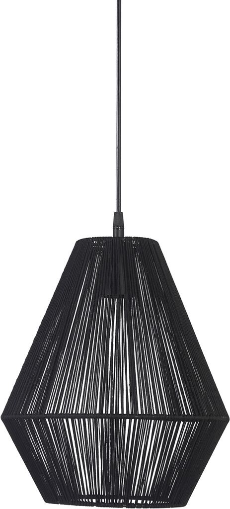 

PR Home Rio подвесной светильник из текстильной нити черный E27 28x28x167см