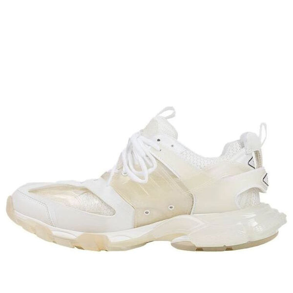 Кроссовки track clear sole low-top sports shoes white Balenciaga, белый