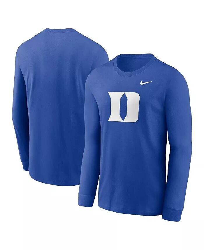 

Мужская футболка с длинным рукавом с логотипом Royal Duke Blue Devils Primary Nike