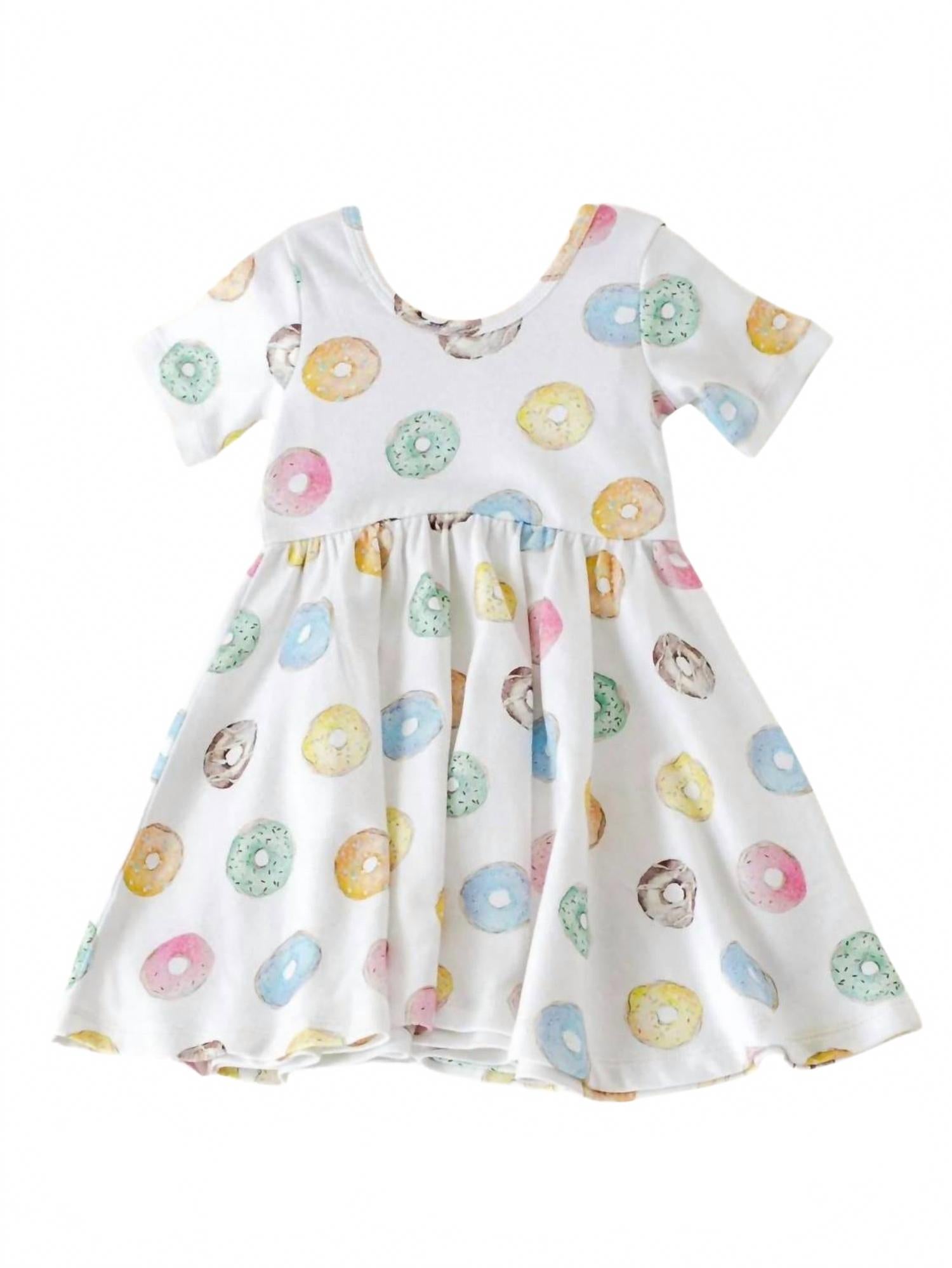 

Платье для девочки You Drive Me Glazey Twirl в белом цвете Nola Tawk