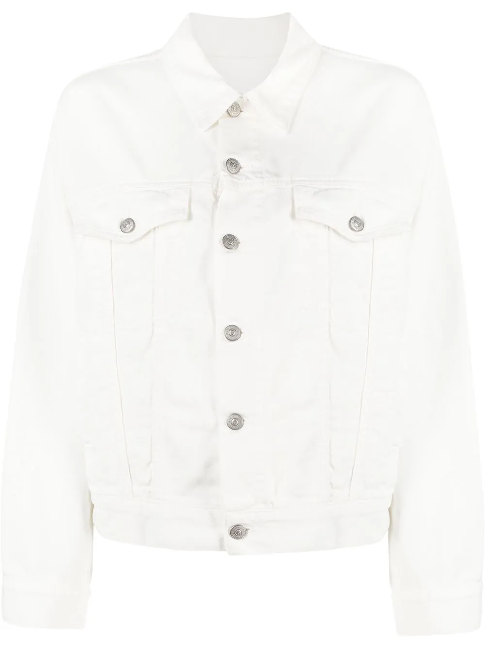 

Джинсовая куртка с вырезами MM6 Maison Margiela, белый