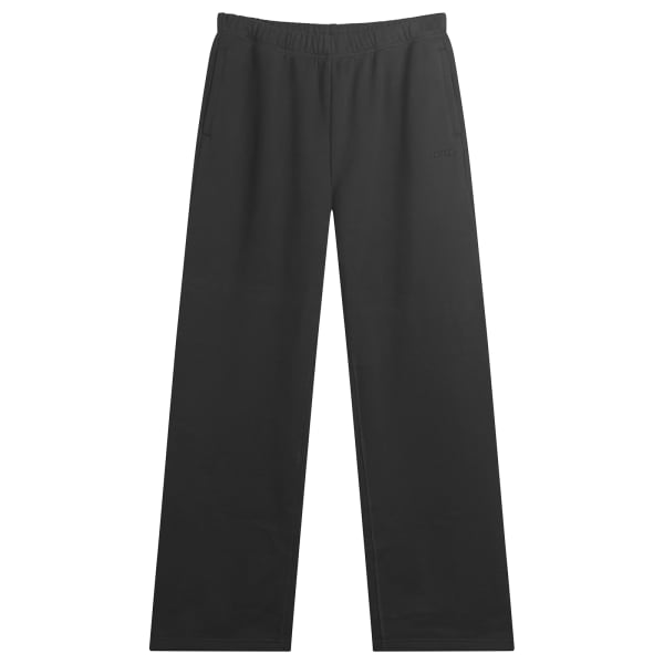 

Классические прямые брюки из хлопкового флиса Skims, Onyx