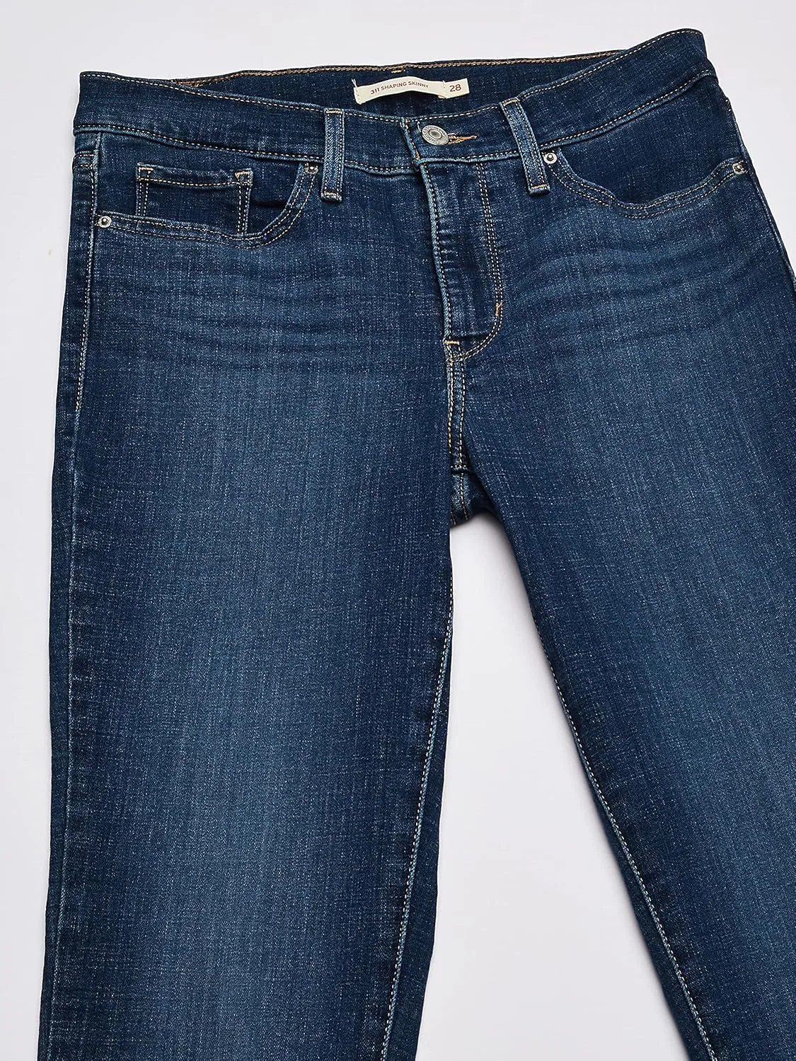 Женские джинсы Levi's 311 Shaping Skinny Jeans, цвет Lapis Gallop, длина 28 x 32 дюйма., индиго — фото 3
