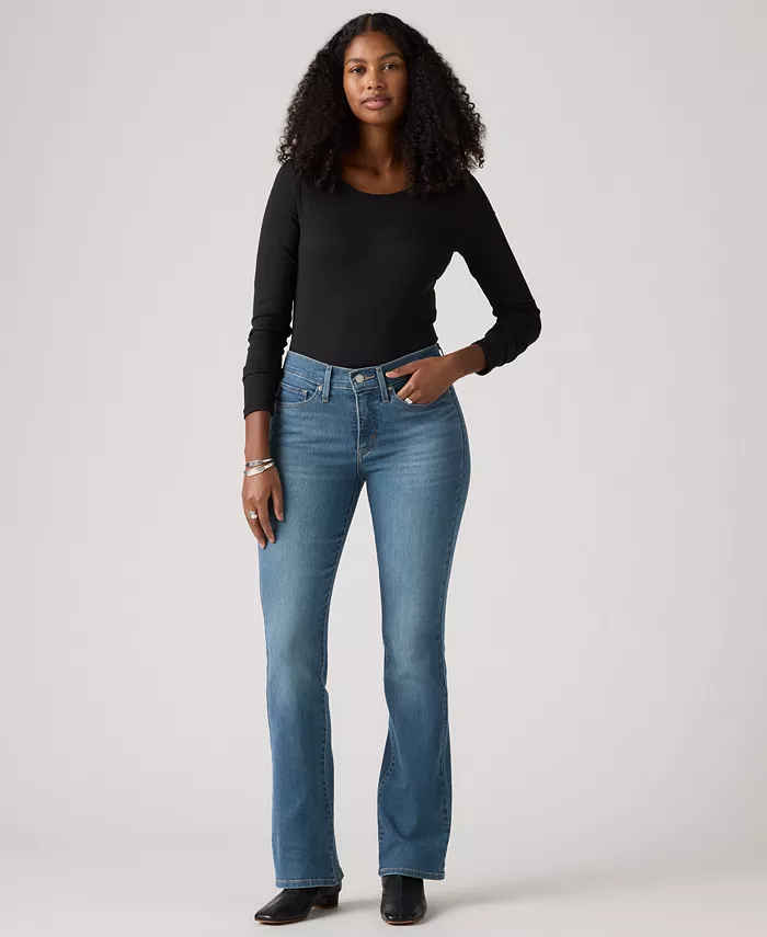 

Женские облегающие джинсы Bootcut 315 со средней посадкой Levi's, синий